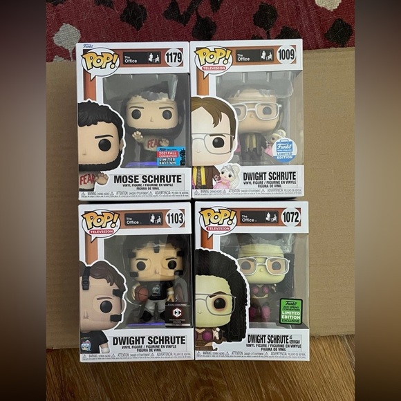 The Office Schrute Boys Funko Pop Lot